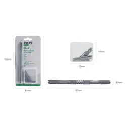 ست کاتر قلمی و تیغ تعویض آیسی RELIFE مدل RL-101B - aviationelecshop