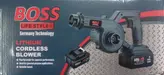 بلوور دمنده و مکنده شارژی باس دو باتری قدرتمند 88 ولت مدل BLOWER_LIFE_STYLE تکنولژی آلمان   .