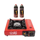 اجاق گاز سفری پارس رگولاتور(AS) مدل BDZ-155-AL به همراه 2 عدد کپسول گاز استوانه ای