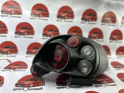 چراغ عقب اسپرت (خطر) پژو 206 هلا 2 حلقه (مشکی مات) - فروشگاه Sport-formol-1