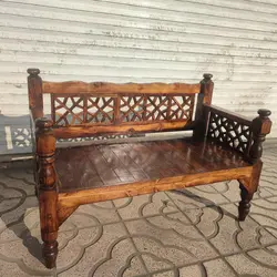 نیمکت چوبی دو نفره سنتی ROOS 02