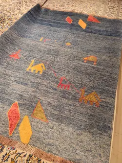 گبه دستباف سه متری کد 55 مدل 35575999