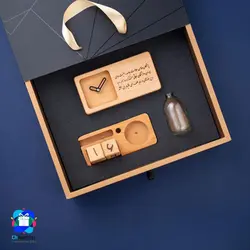 ست هدیه رومیزی چوبی