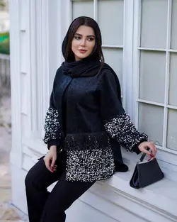 کت زنانه مخمل پولکی