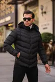 کاپشن مردانه بادی پر شده با خز برند ByTrend