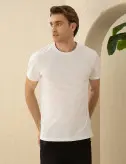 تی شرت باریک سفید پایه  (ارسال مستقیم از ترکیه و تحویل ۷ الی ۲۰ روز کاری)