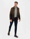 کت چرم خاکی (اارسال مستقیم از ترکیه تحویل 7الی20روز کاری)