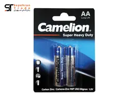 باتری قلمی کارتی آبی مدل Super Heavy Duty سایز AA دو عددی کملیون