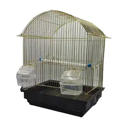 قفس پرنده طاقی طلایی ریز بافت