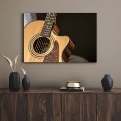 قیمت و خرید تابلو دکوراتیو مدرن گیتار guitar - تابلو دکور