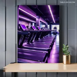 قیمت و خرید تابلو سالن بدنسازی gym - تابلو دکور