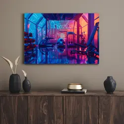 قیمت و خرید تابلو باشگاه بدنسازی gym - تابلو دکور