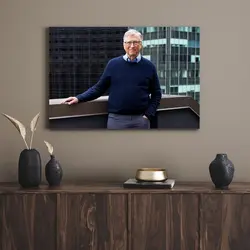 قیمت و خرید تابلو بیل گیتس Bill Gates3 - تابلو دکور