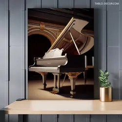 قیمت و خرید تابلو پیانو 25 Piano - تابلو دکور