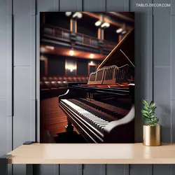 قیمت و خرید تابلو پیانو 22 Piano - تابلو دکور