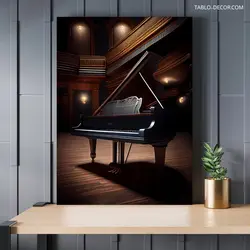 قیمت و خرید تابلو پیانو 23 Piano - تابلو دکور
