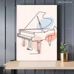 قیمت و خرید تابلو پیانو 18 Piano - تابلو دکور