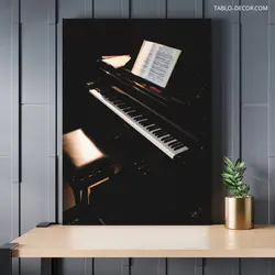 قیمت و خرید تابلو دکوراتیو مدرن پیانو 19 Piano - تابلو دکور
