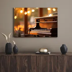 قیمت و خرید تابلو پیانو 12 Piano - تابلو دکور