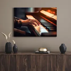 قیمت و خرید تابلو دکوراتیو مدرن پیانو 7 Piano - تابلو دکور