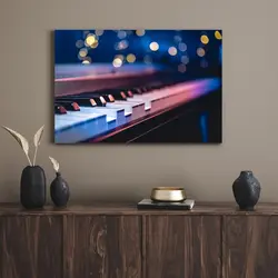 قیمت و خرید تابلو دکوراتیو مدرن پیانو 4 Piano - تابلو دکور