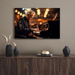 قیمت و خرید تابلو دکوراتیو مدرن پیانو 3 Piano - تابلو دکور