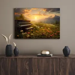 قیمت و خرید تابلو دکوراتیو مدرن پیانو 2 Piano - تابلو دکور