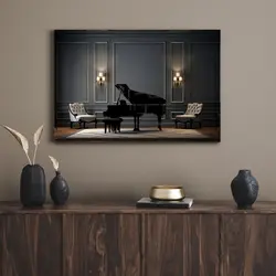 قیمت و خرید تابلو دکوراتیو مدرن پیانو 1 Piano - تابلو دکور