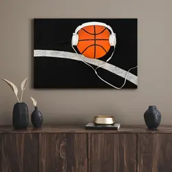 قیمت و خرید تابلو توپ بسکتبال Basketball ball - تابلو دکور