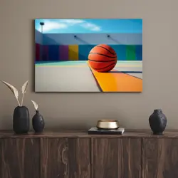 قیمت و خرید تابلو توپ بسکتبال Basketball ball - تابلو دکور