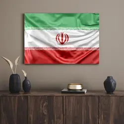 قیمت و خرید تابلو پرچم ایران Flag of Iran - تابلو دکور