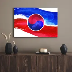 قیمت و خرید تابلو دکوراتیو پرچم Flag - تابلو دکور