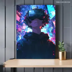 قیمت و خرید تابلو دکوراتیو هنر دیجیتال پسر نوجوان Teenage boy digital art - تابلو دکور