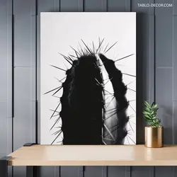 قیمت و خرید تابلو دکوراتیو مینیمال کاکتوس cactus - تابلو دکور