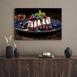 قیمت و خرید تابلو دکوراتیو کیک بستنی Ice cream cake - تابلو دکور