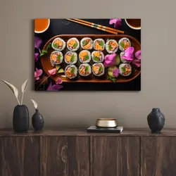 قیمت و خرید تابلو سوشی sushi - تابلو دکور