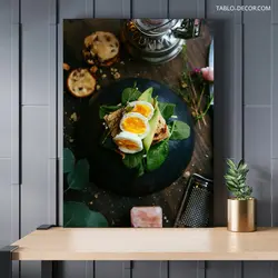 قیمت و خرید تابلو دکوراتیو مدرن غذای خوشمزه delicious food - تابلو دکور