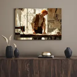 قیمت و خرید تابلو دیجیتال آرت خیاطی و طراحی لباس Sewing and designing clothes - تابلو دکور