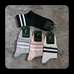 جوراب نیمساق دوخط محو