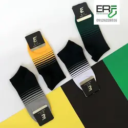 جوراب های مچی مردانه دورنگ راه راه