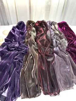 شال حریر شیشه ای لیزری طیفی جیگری روشن با مسی عدسی