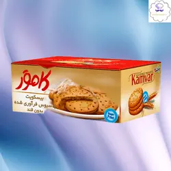 بیسکویت با سبوس فرآوری شده بدون شکر و رژیمی(کامور)