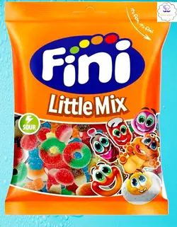 پاستیل فینی بدون گلوتن( sour little mix ) fini