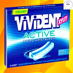 آدامس نواری نعنایی اکتیو  ویویدنت  VIVIDENT Active
