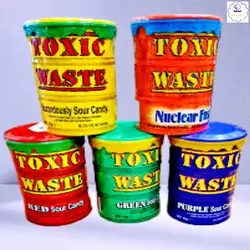 آبنبات ترش بشکه تاکسیک ویستToxic Waste