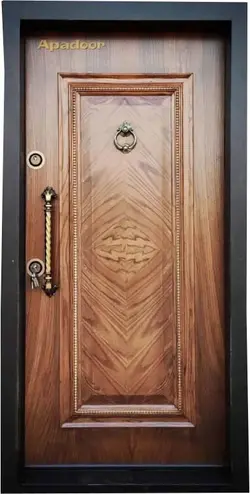 درب ضد سرقت تک قاب جناقی بلوط