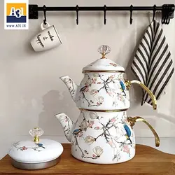 کتری و قوری لعابی شاهین - فروشگاه اینترنتی آ سی و یک