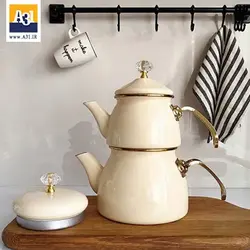 کتری و قوری لعابی شاهین - فروشگاه اینترنتی آ سی و یک