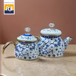 کتری و قوری لعابی شاهین - فروشگاه اینترنتی آ سی و یک