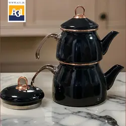 کتری و قوری لعابی شاهین - فروشگاه اینترنتی آ سی و یک
